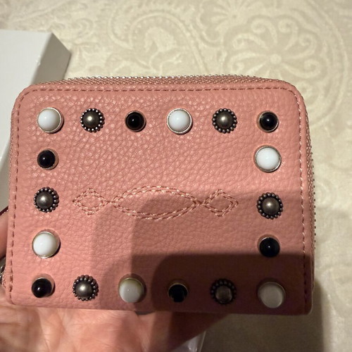 Pinko wallet pink like new with box