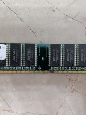Buffalo 256MB DDR PC3200 400MHz DIMM 184-pin memory used