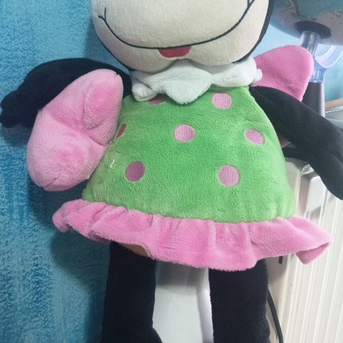 Plush mermaid and bee used, large size