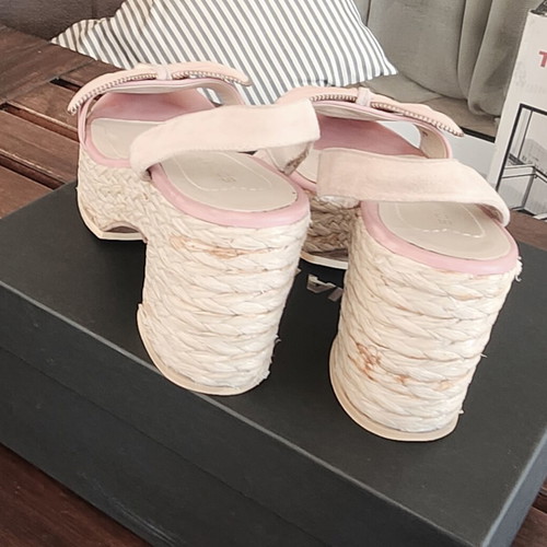 Sonia Rykiel Brina sandals used, vintage, size 37, pink