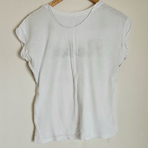 Stradivarius cotton t-shirt with designs like new, size S