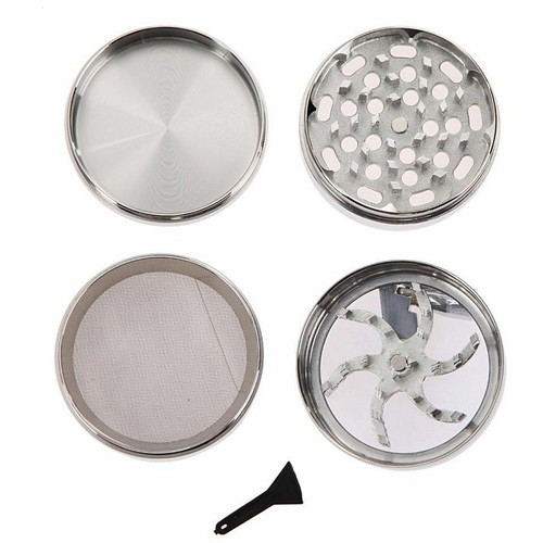 Grinder metal 4-layer new type with fine particle screen