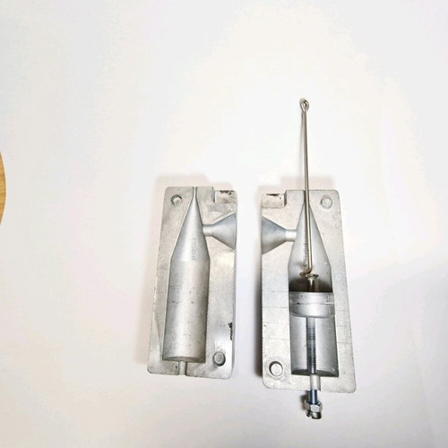 Gemini Surf Casting Pencil Mold used with Clamp and Accessories