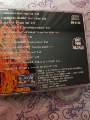 Metal in Flames CD collection like new, metal