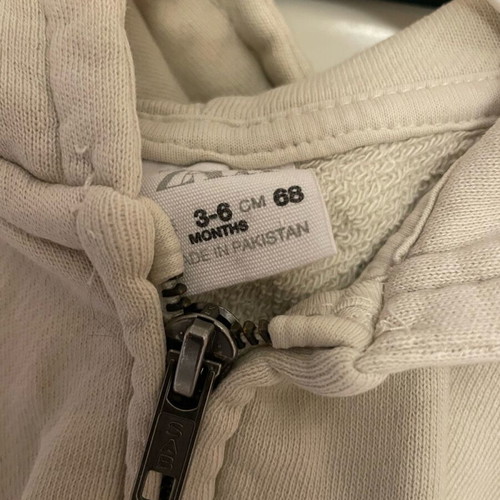 Zara jacket used, beige, 3-6 months