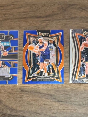 Комплект от 3 карти Devin Booker Panini Select 2024-25 като нови
