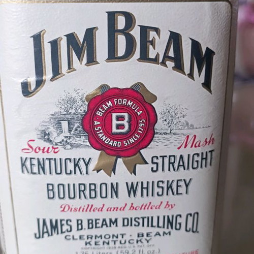 Jim Beam 1.75 L 70's new from American Base in Elliniko