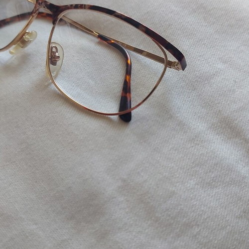Nazareno Corsini vintage eyeglass frame like new, gold with tortoise shell