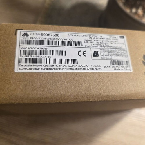 Huawei OptiXstar HG8145X6-10 Wi-Fi 6 router