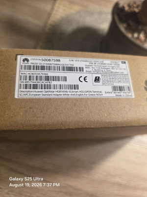 Huawei OptiXstar HG8145X6-10 Wi-Fi 6 router