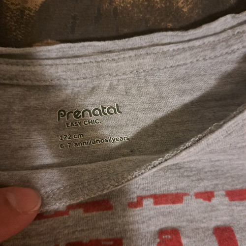 Prenatal long-sleeve shirt Stay Positive size 122 used, grey