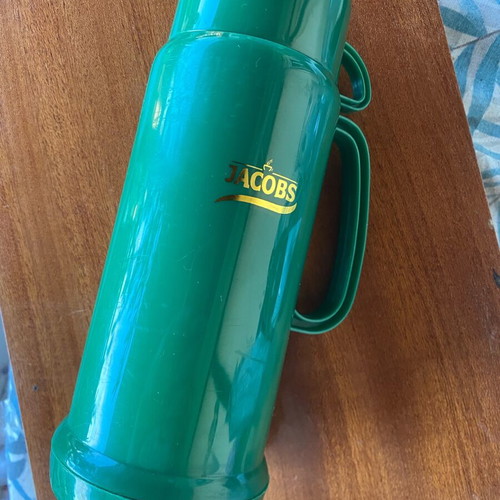 Jacobs collectible thermos like new, 24 cm height