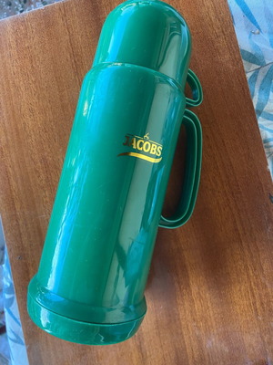 Jacobs collectible thermos like new, 24 cm height