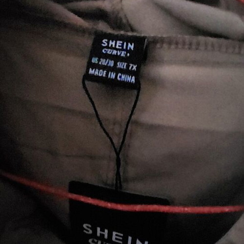 Shein Curve+ windbreaker plus size beige, new