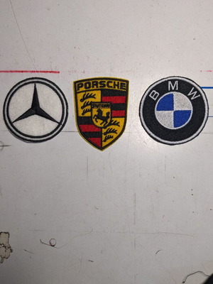 Car badges new, set of 3
