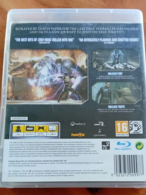 Star Wars The Force Unleashed 2 PS3 game used