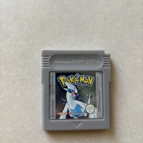 Pokémon Silver Version Game Boy Color cartridge like new