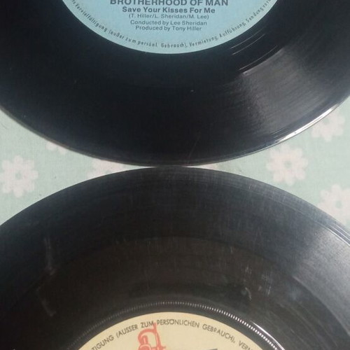 Vinyl records used, pack of 28, German and English
