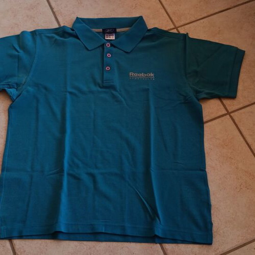 Reebok polo shirt XL used, blue with slight fading