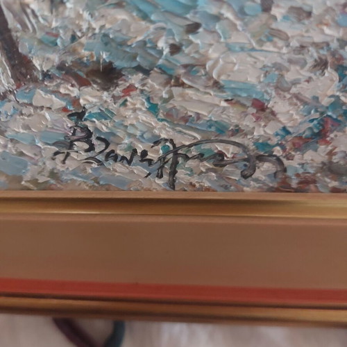 V. Zenetzis Artwork Spatula Like New, Metsovo Theme