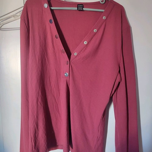 Shein blouse used in rotten apple color, size XXL