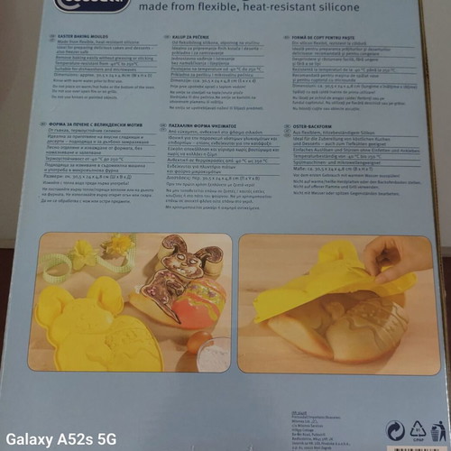 Easter baking mould bunny like new silicone