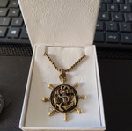 Men's vintage necklace with nautical theme new
