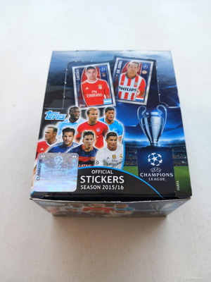 Uefa Champions League 2015-2016 Topps κουτί με 50 φακελάκια νέα