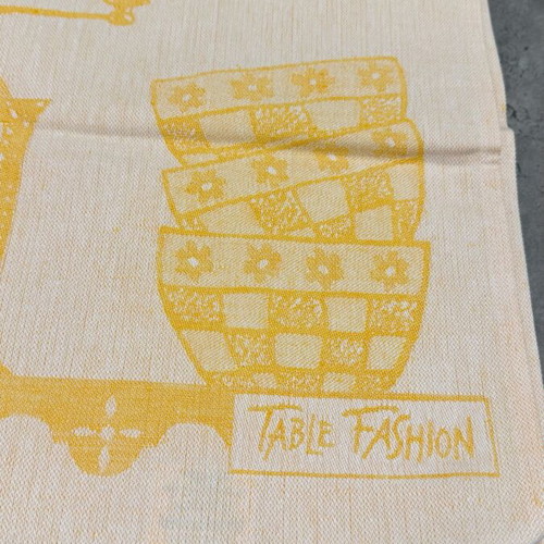 Kitchen towel new, 50x75 cm, cotton and linen