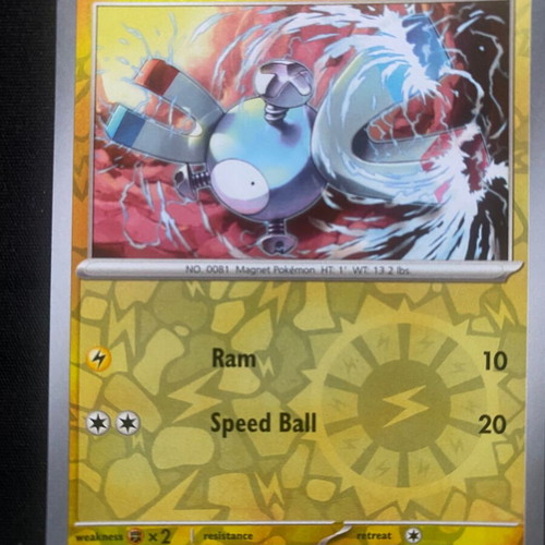 Magnemite Pokemon Obsidian Flames like new
