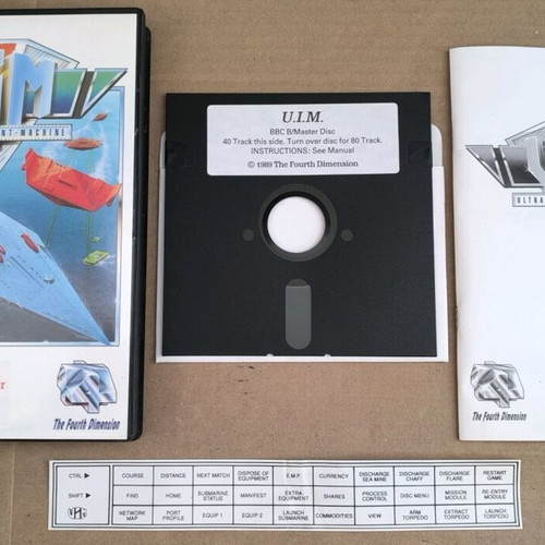 Ultra Intelligent Machine (The Fourth Dimension) for BBC Micro Model B / Master, disk like new