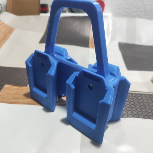 Parkside Battery Carrying Base with Handle 3D Printed