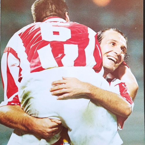 Olympiacos large authentic photo like new
