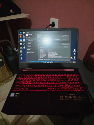 Acer Nitro 5 laptop with Intel Core i7, 16GB RAM, 500GB SSD, GTX 1650