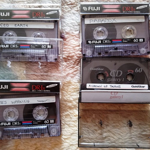 Heavy Thrash Metal Cassette Tapes set of 4, near mint condition