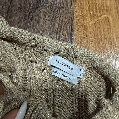 Reserved beach dress used, gold, size S