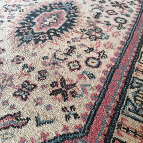 Vintage Egyptian rug used, 1970s, runner 2.00m x 75cm