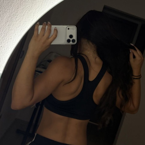 Nike black sports bra, size S