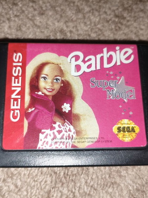 Barbie Super Model Sega Genesis μεταχειρισμένο παιχνίδι