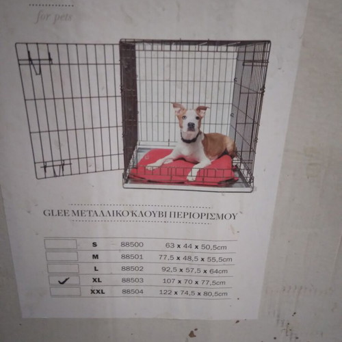 Dog crate for transport
