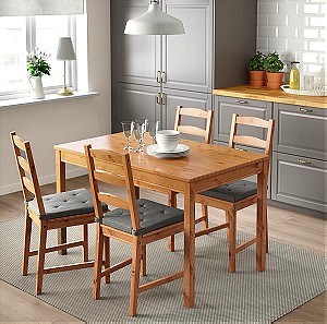 Jokkmokk table with 4 chairs from ikea