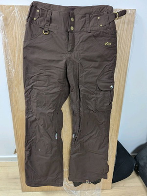 Roxy ski pants like new, size M, brown