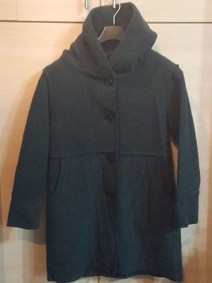 Soul Rebel Medium Green Hooded Coat Like New