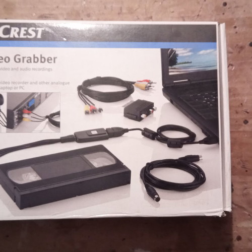 Video cassette conversion kit used, for CD or computer