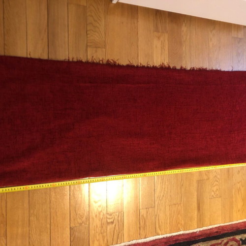 M&S Vintage Red Throw Blanket like new