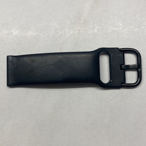 Silicone Watch Strap 22mm Black Unisex used