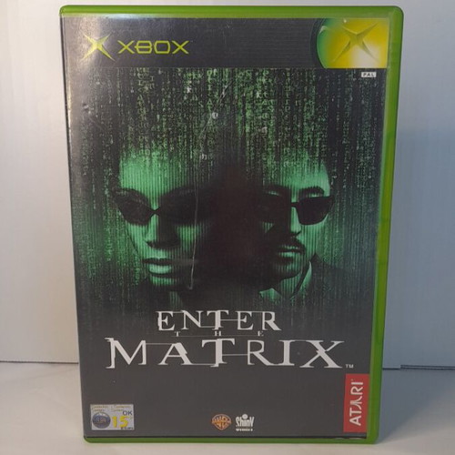 Enter the Matrix Xbox game, complete with manual, Dutch edition