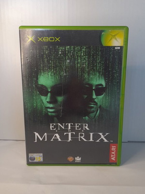 Enter the Matrix Xbox game, complete with manual, Dutch edition
