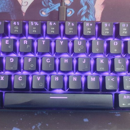 Motospeed CK61 mechanical keyboard like new