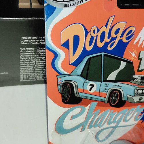 Hot Wheels 2025 Tooned *GULF* Silver series '70 Dodge Charger new